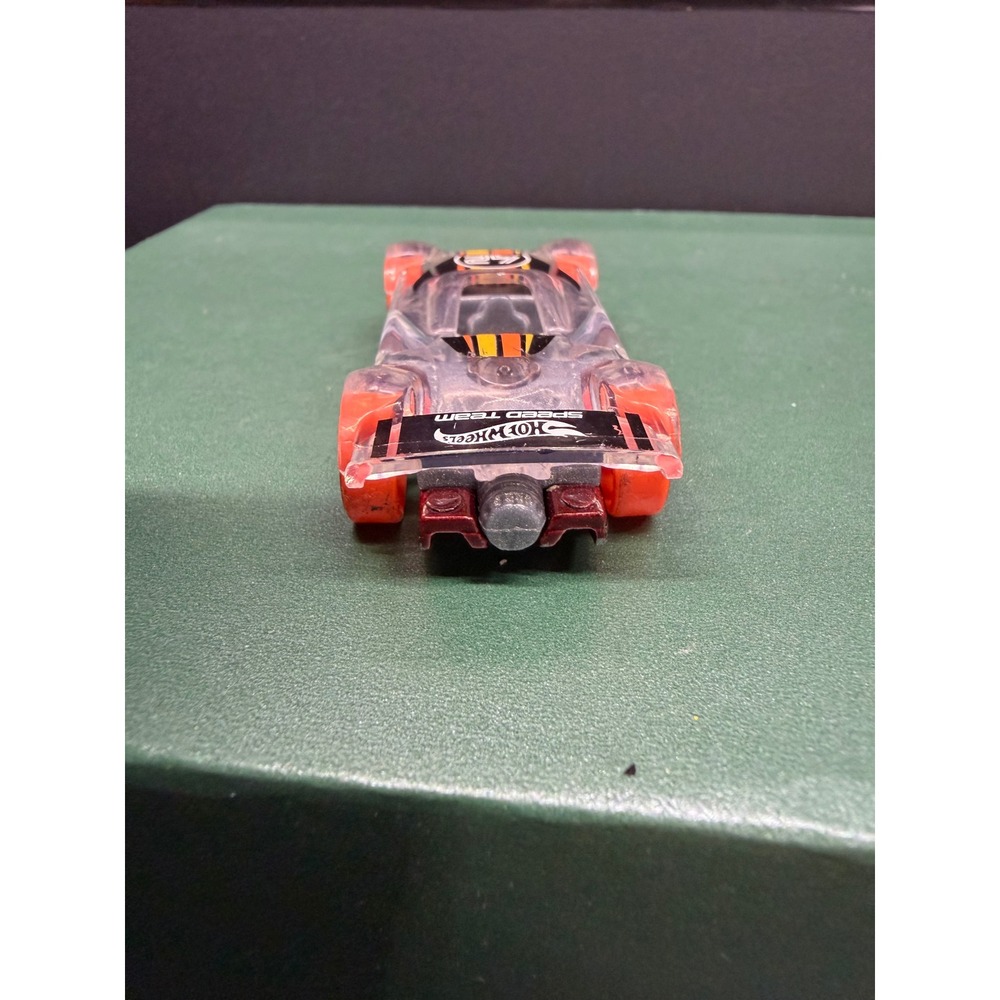 Hot Wheels Mach It Go Clear X-Raycers Translucent Red Base HGT42 1:64 Scale - Picture 6 of 6